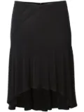 Versace Pre-Owned fluid flared skirt - Black