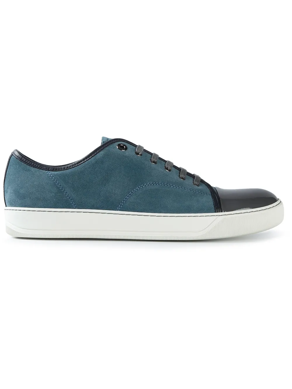 Lanvin contrasted toe cap sneakers Blue