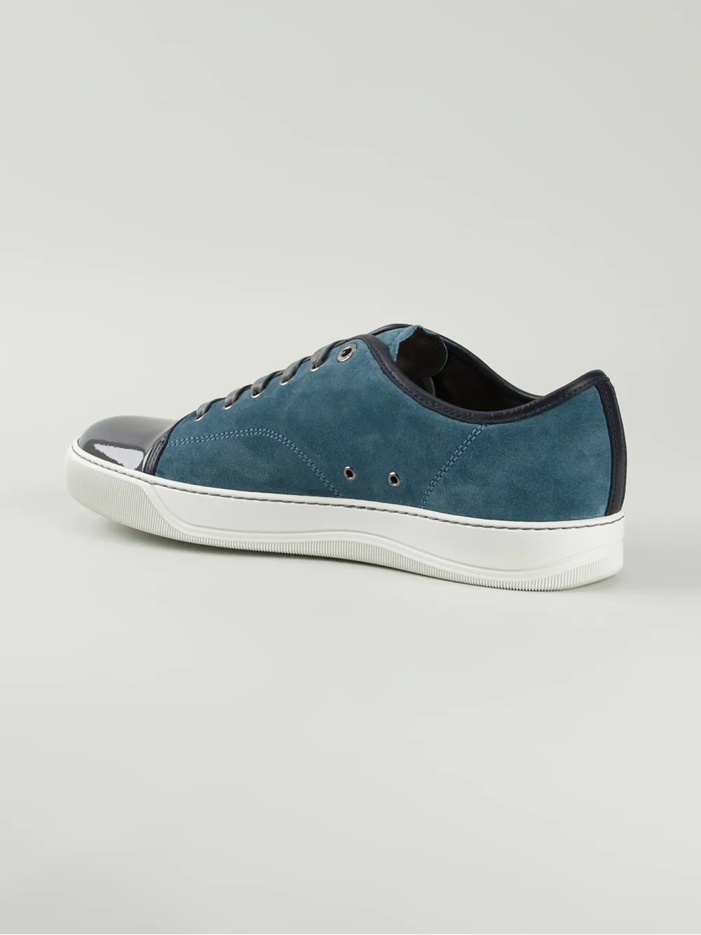 Lanvin contrasted toe cap sneakers Blue