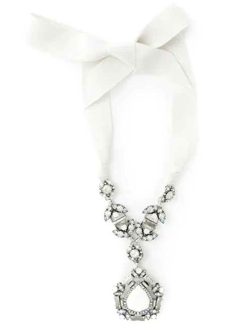 Lanvin pear-shaped pendant necklace