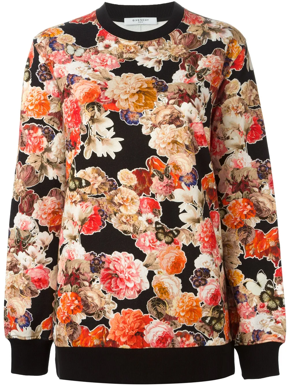 Givenchy floral print sweatshirt - Nero