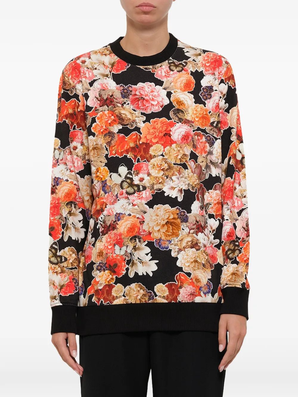 Givenchy floral print sweatshirt - Nero