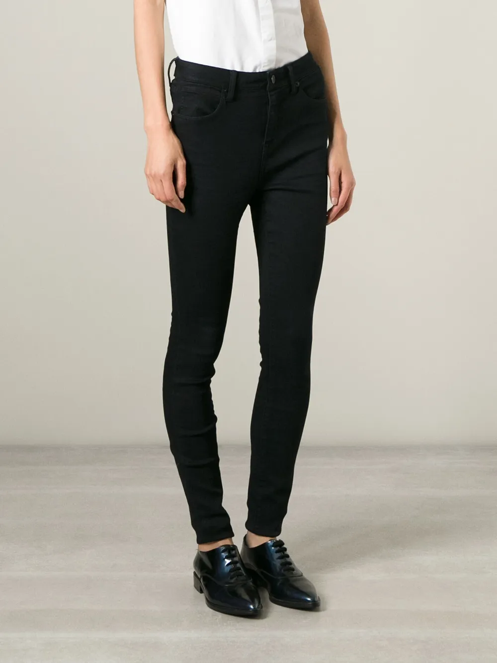 burberry 经典紧身牛仔裤 - farfetch