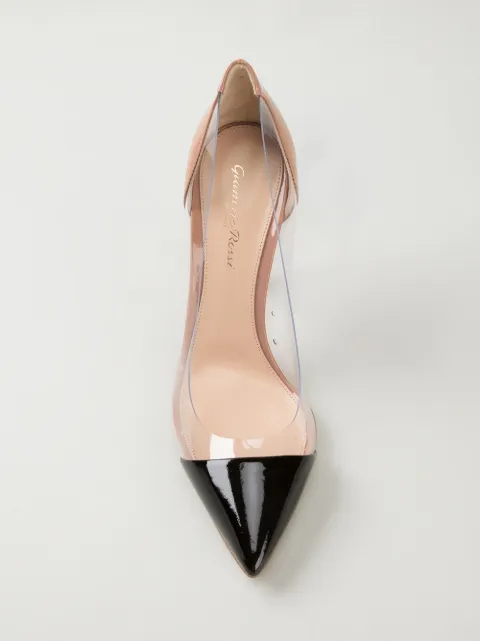 gianvito rossi white plexi