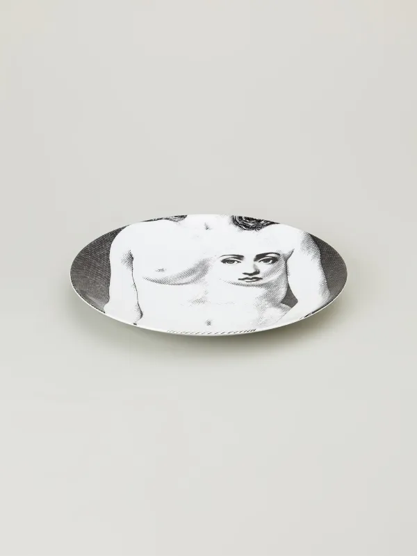 Fornasetti ヌードフェイス プレート | ブラック | FARFETCH JP