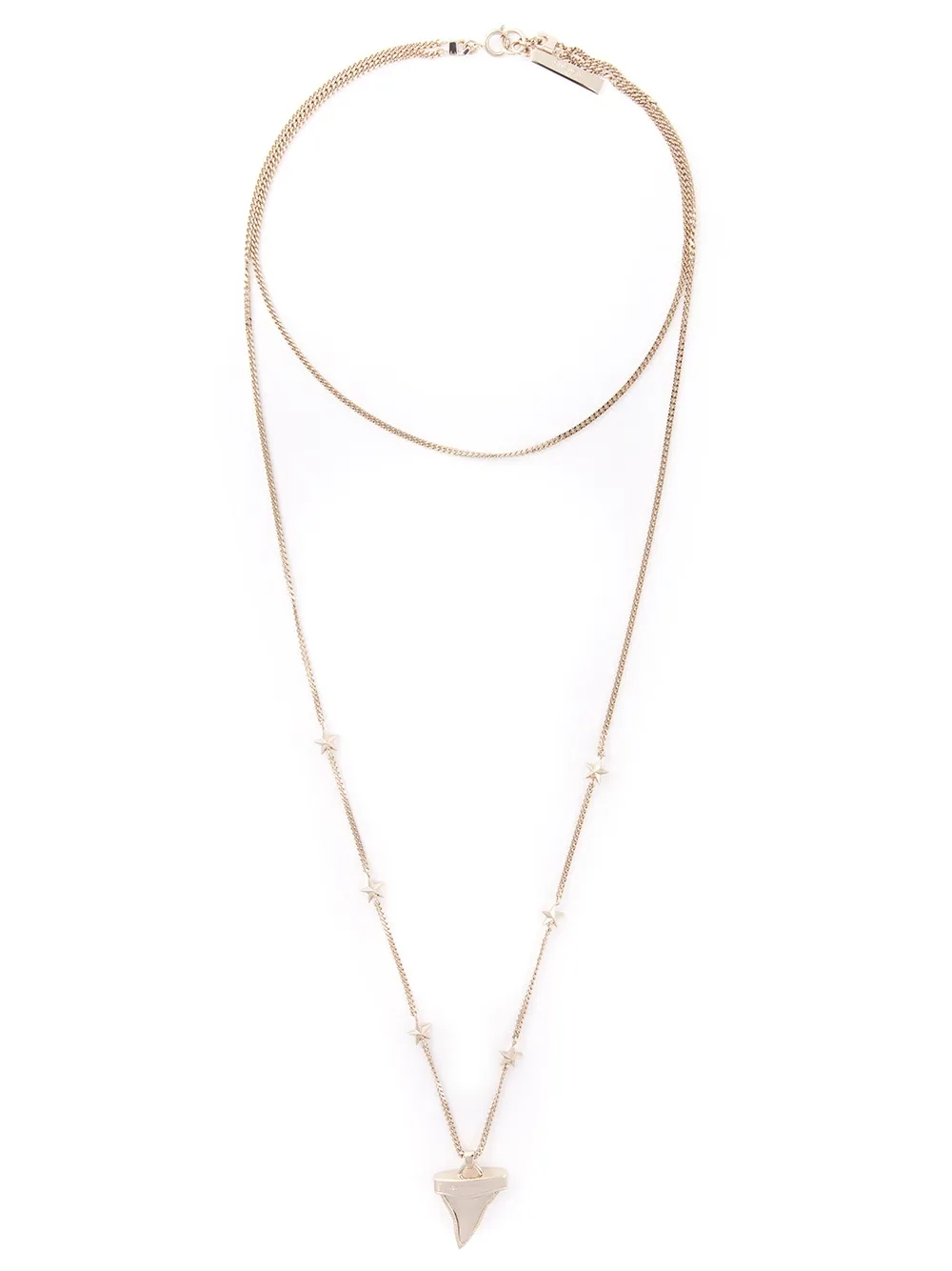 Givenchy 'Shark Tooth' necklace - Effetto metallizzato