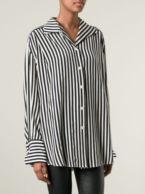 Gianfranco Ferre Vintage Striped Oversize Shirt - Farfetch