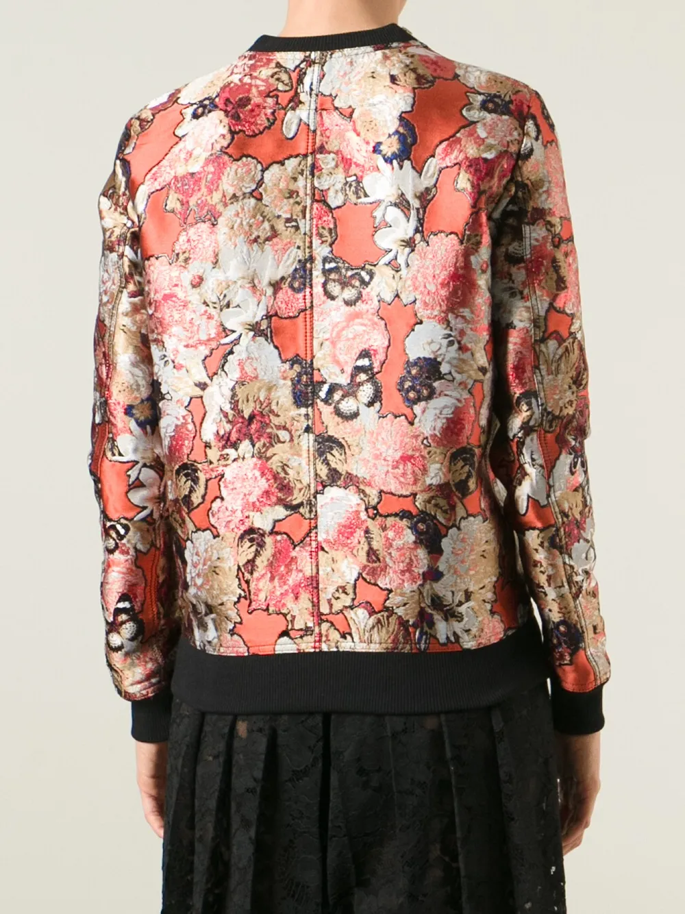 Givenchy floral embroidered sweatshirt Geel