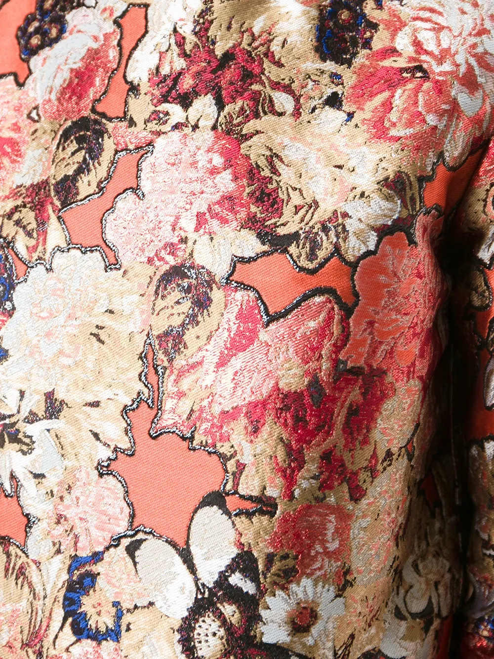Givenchy floral embroidered sweatshirt Geel