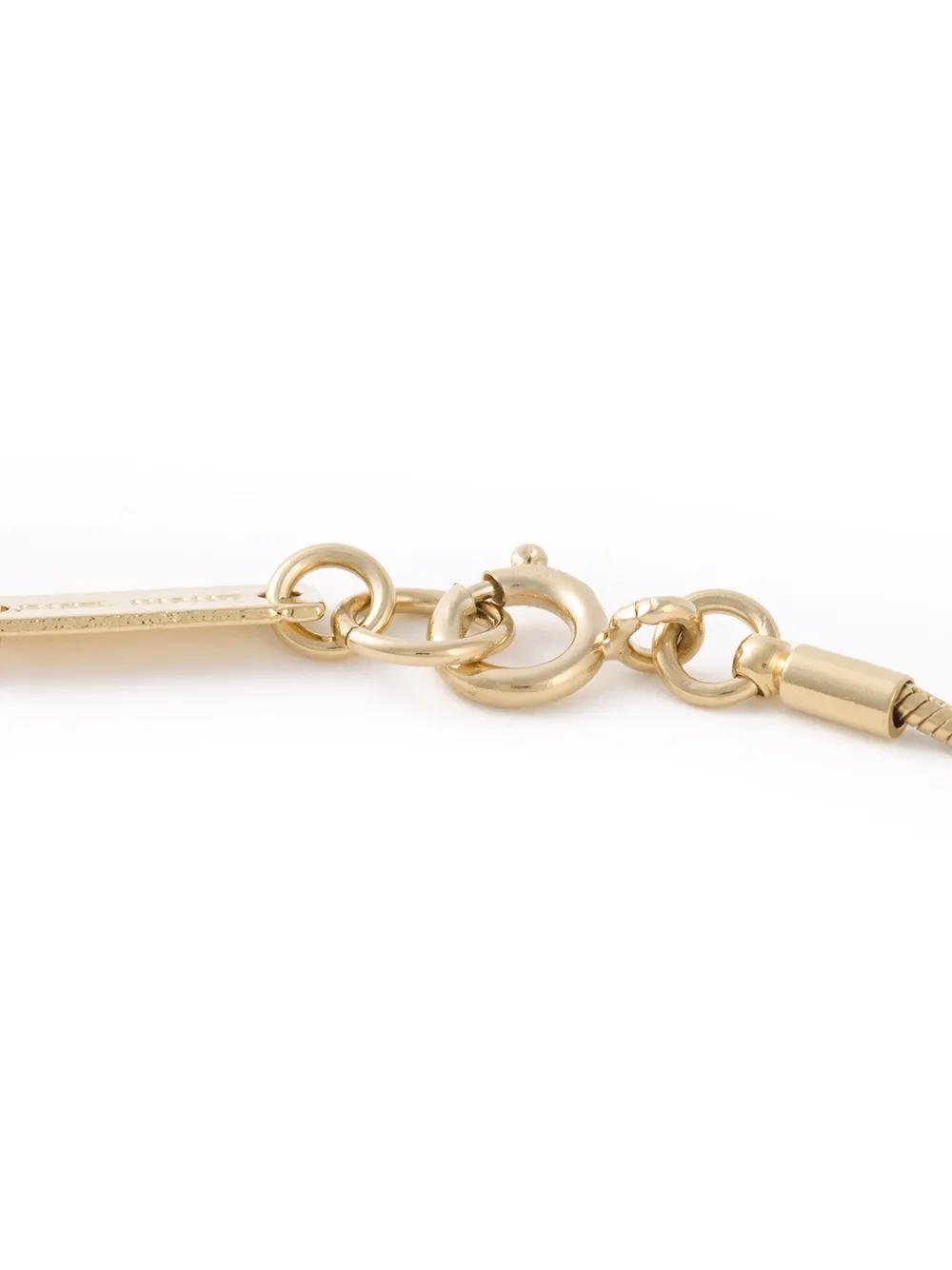  Isabel Marant Halskette Mit Kristallanhänger   Metallic 