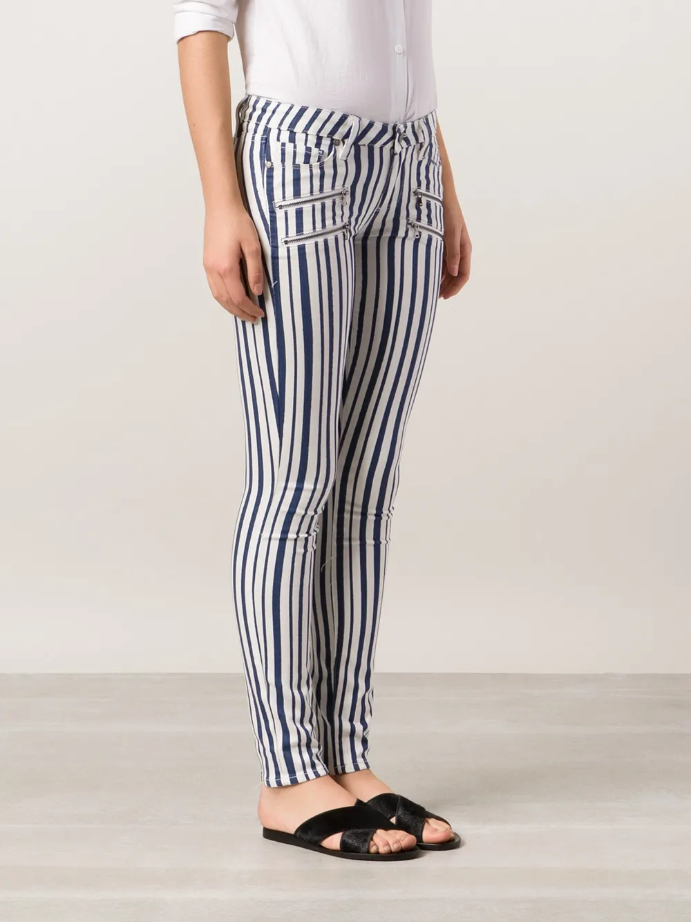 paige striped jeans