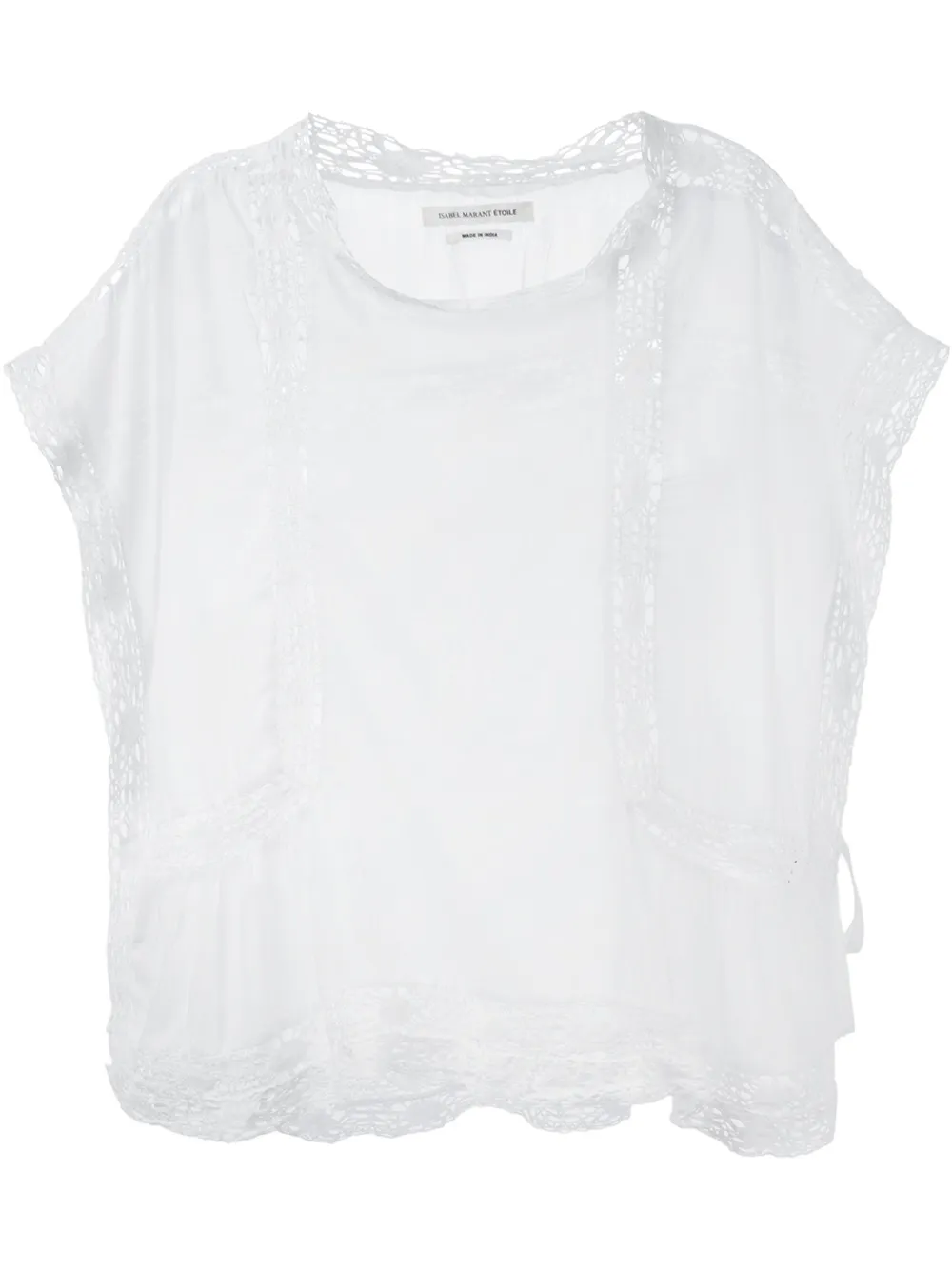 MARANT ÉTOILE 'Duffy' blouse Wit
