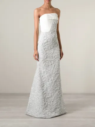Roland Mouret Kinlet Bridal Gown Farfetch Roland Mouret Kinlet Bridal Gown