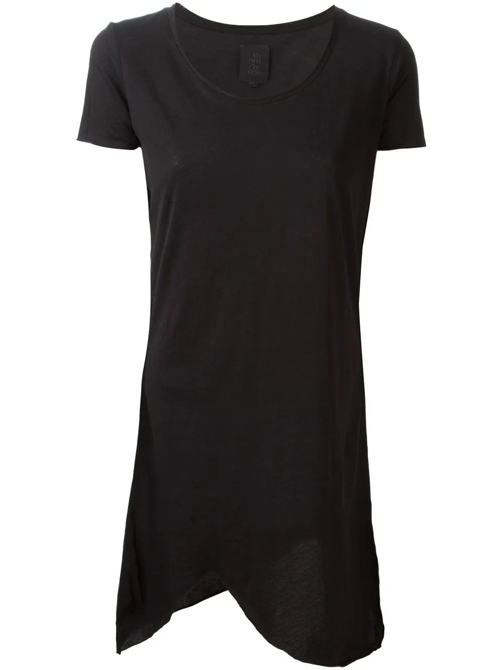 Thom Krom long asymmetrical T-shirt - Nero