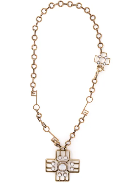 Lanvin cross pendant necklace