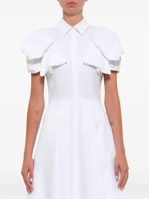 Alexander McQueen bow sleeve shirt dress