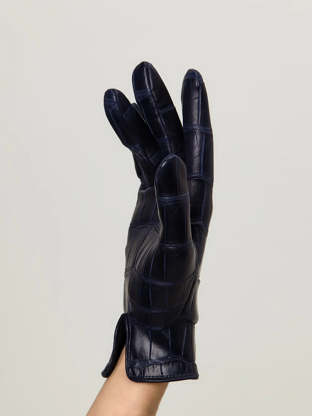 L'Eclaireur Made By wrist slit gloves Blauw
