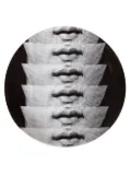 Fornasetti mouth print plate - Black