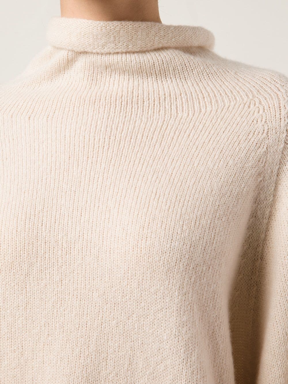 Shop The Row Turtleneck Sweater In 白色