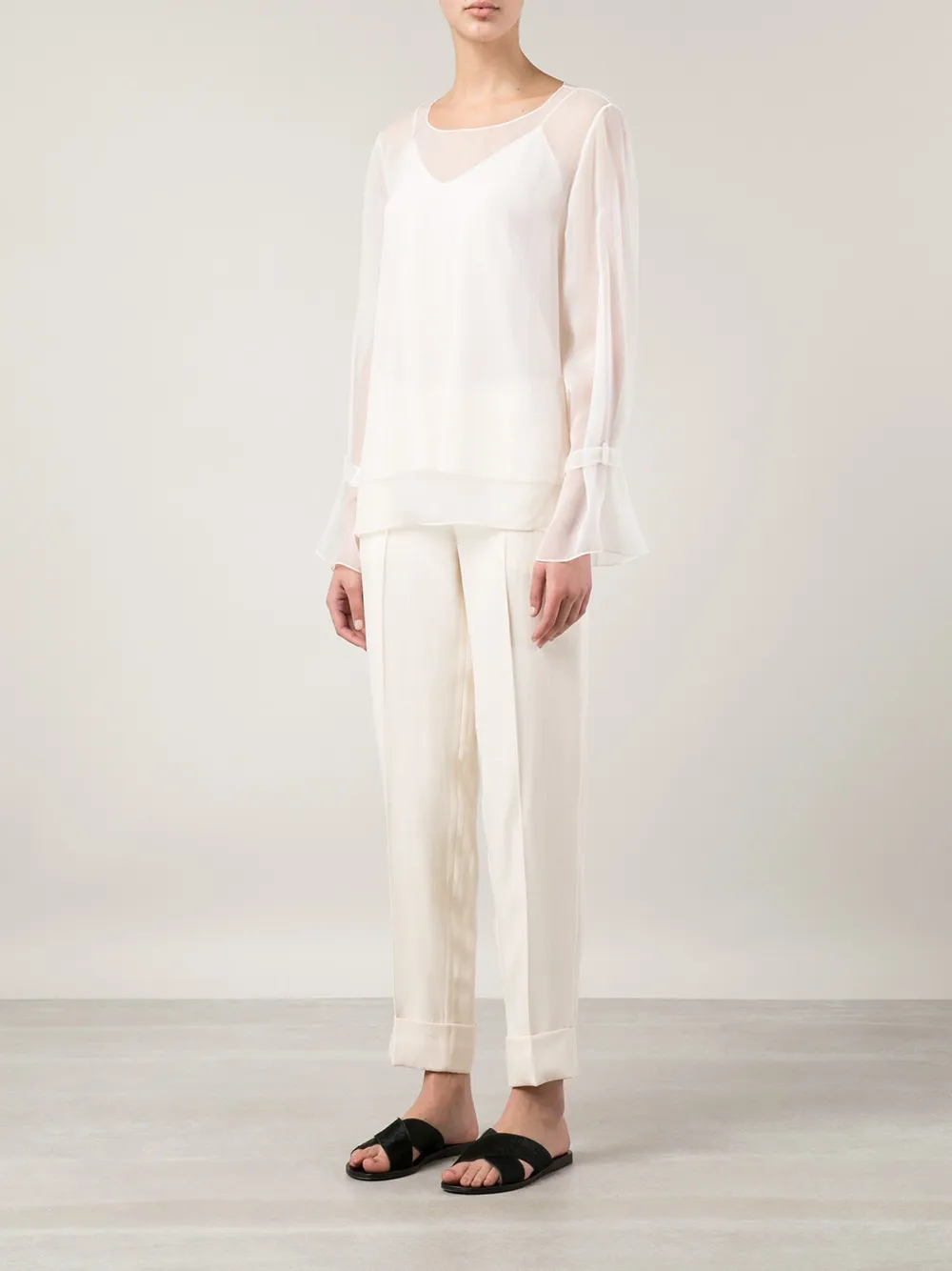 The Row 'Cufco' trousers - Wit