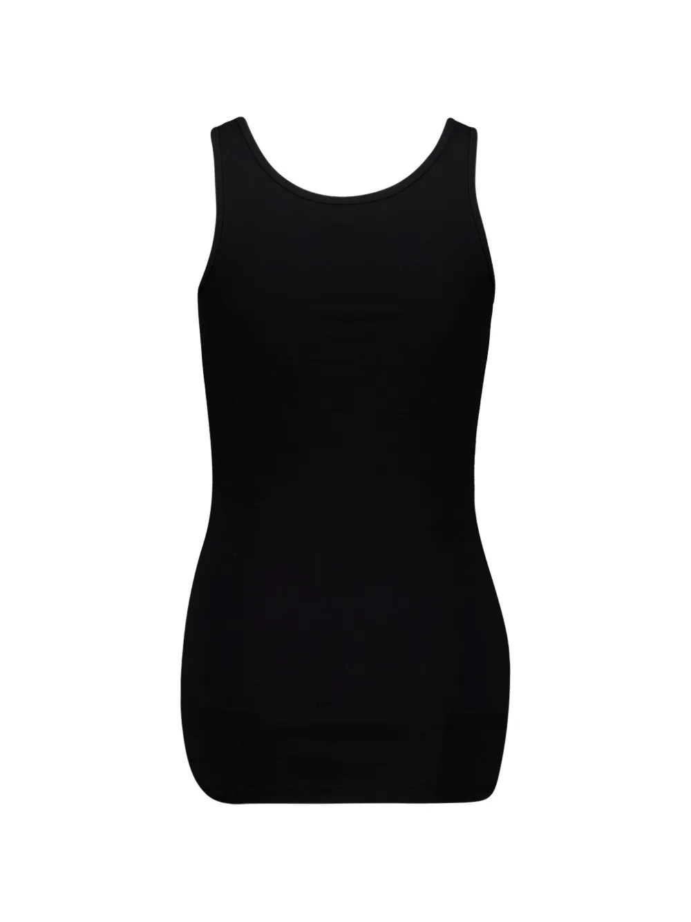  James Perse Enganliegendes Tanktop Mit Langem Schnitt   Schwarz 