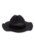Horisaki Design & Handel wide brim fedora - Black