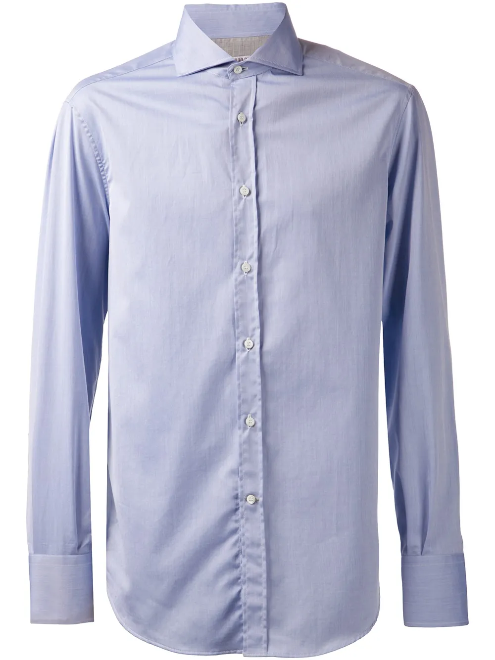Brunello Cucinelli spread collar shirt - Blu