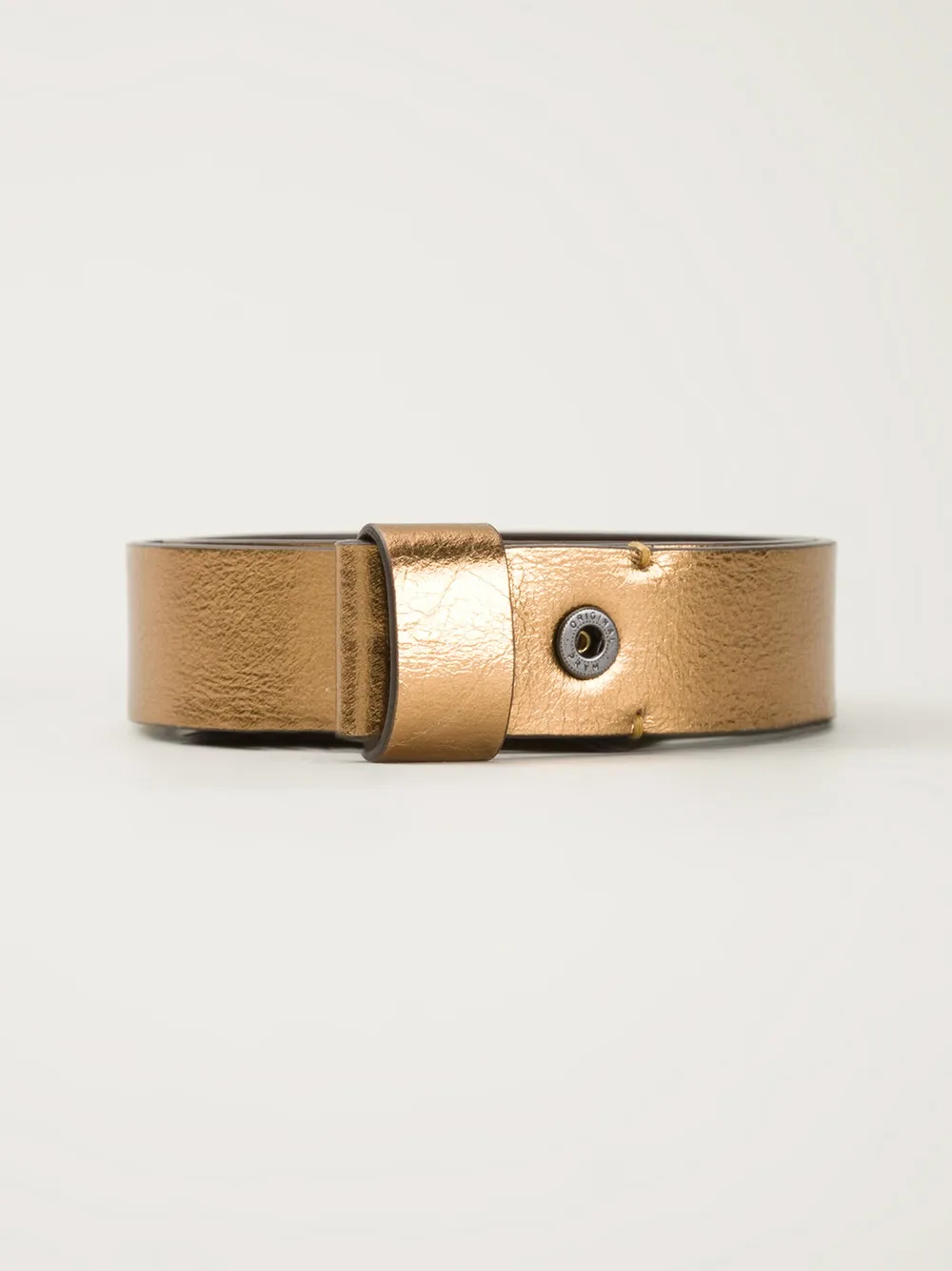 Lanvin metallic belt