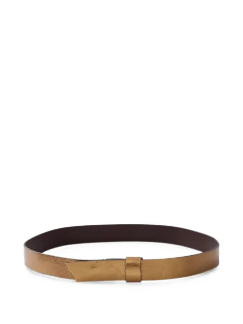 Lanvin metallic belt