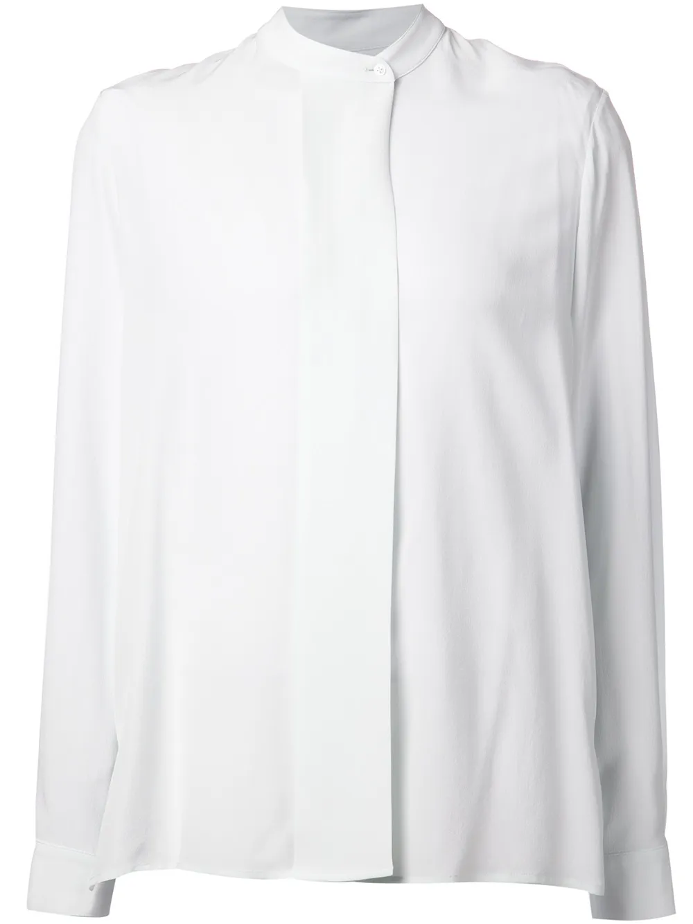 The Row band collar blouse | Green | Image 1