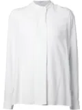 The Row band collar blouse - Green