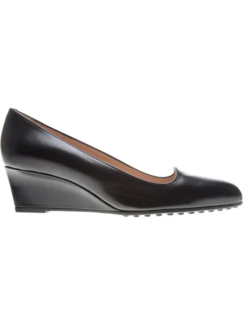Tod's low wedge pumps