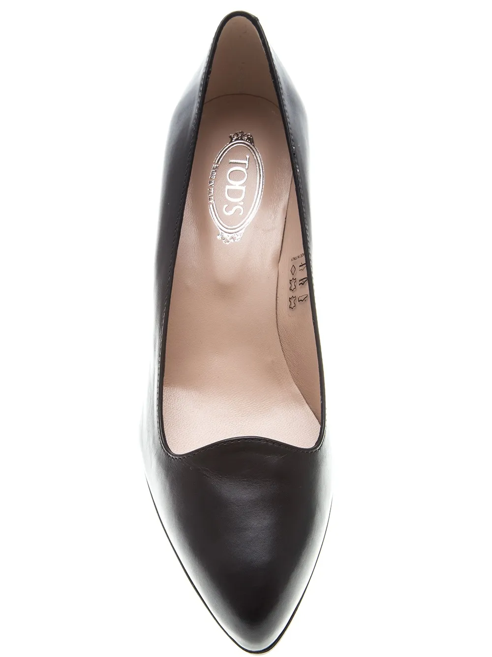 Tod's low wedge pumps Zwart
