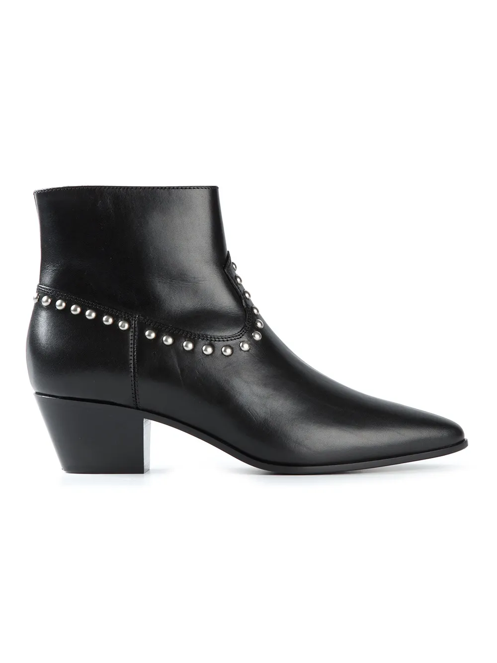 Saint Laurent Studded Western Boots - Farfetch