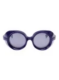 Factory 900 goggle style sunglasses - Purple