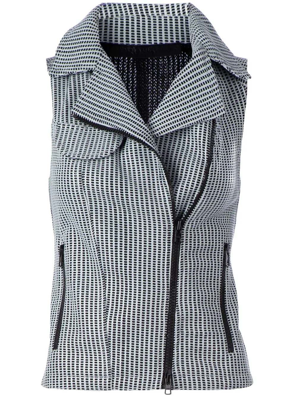 Drome perforated gilet | Grey | Image 1