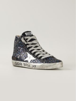 golden goose francy glitter