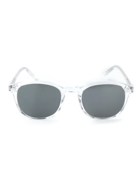Lesca transparent frame sunglasses