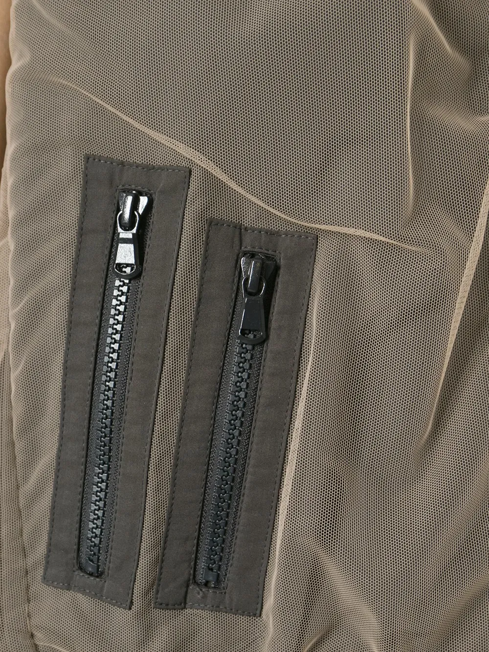 Brunello Cucinelli hooded mesh gilet Grijs