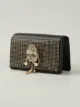 Roberto Cavalli studded embellished mask clutch