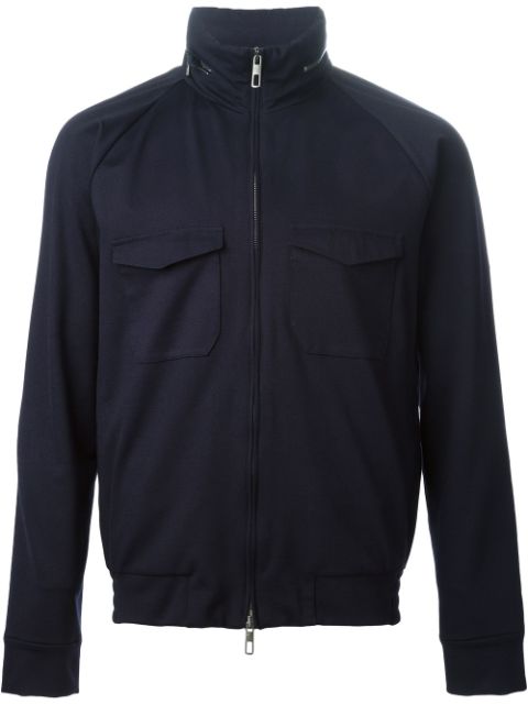 Giorgio Armani Zip Front Jacket - Farfetch