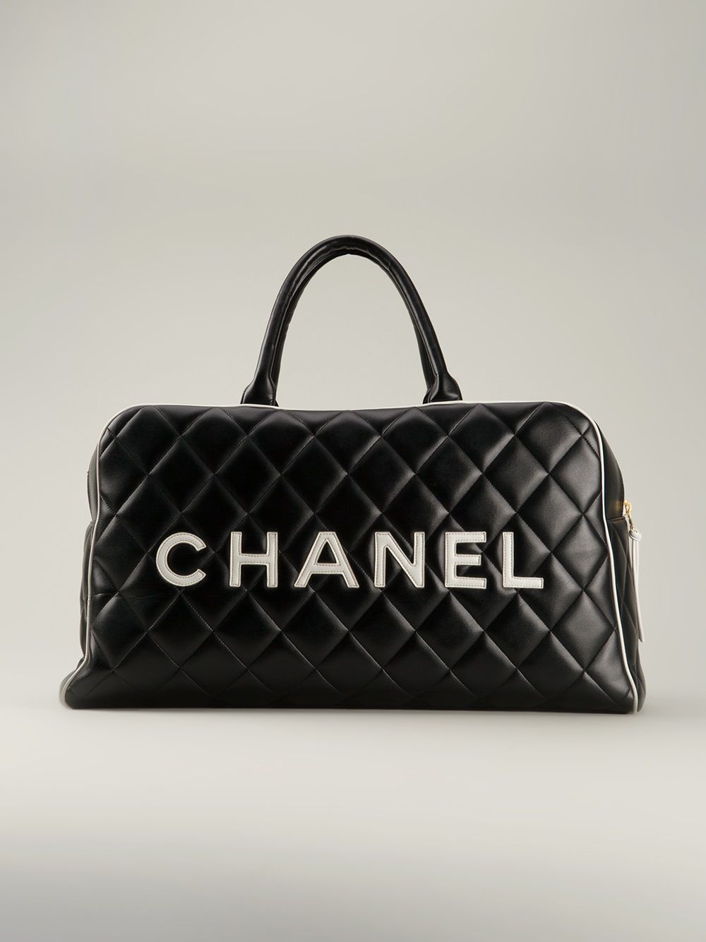 CHANEL quilted bowler bag Women