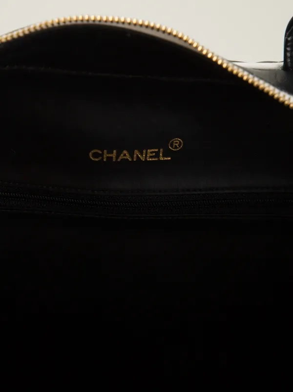 CHANEL Pre-Owned キルティング ボストンバッグ | ブラック | FARFETCH JP