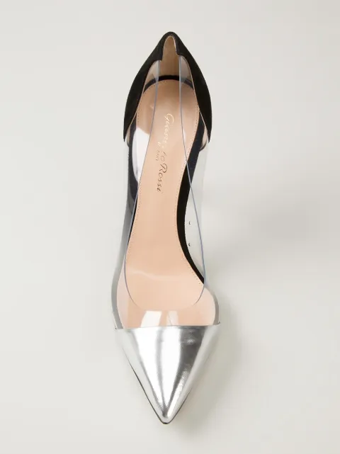 gianvito rossi silver plexi