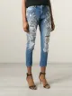 Marco Bologna crystal embellished distressed jeans