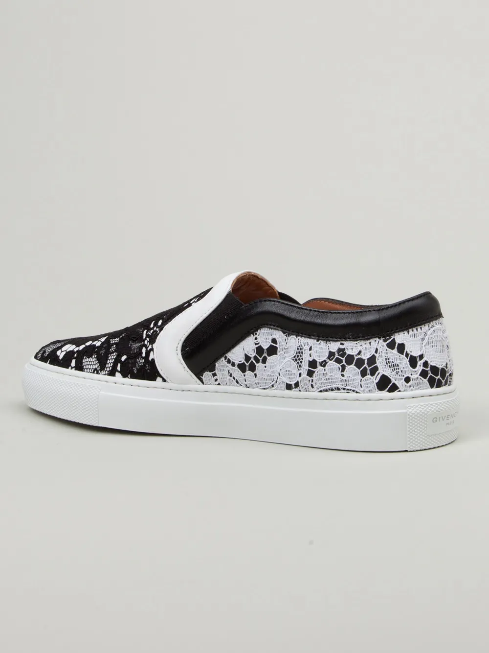 Givenchy floral lace sneakers Zwart