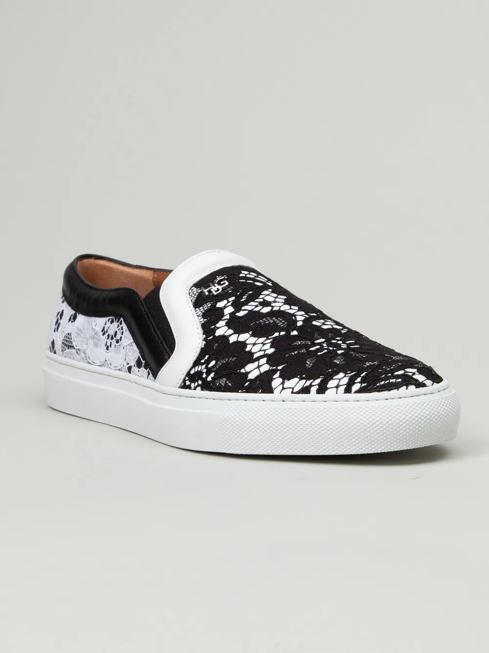 Givenchy floral lace sneakers Zwart