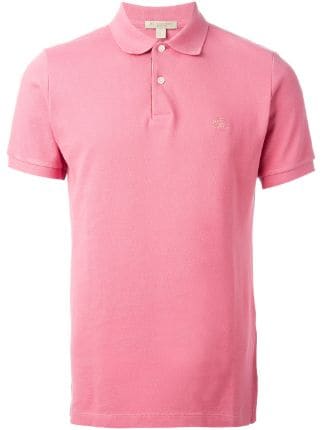 burberry polo shirt pink