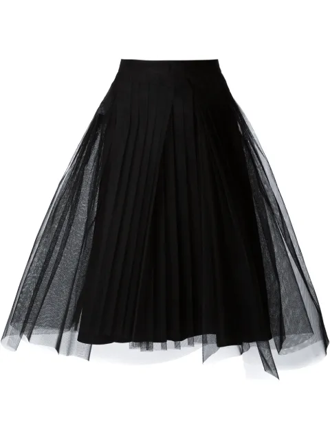 Noir Kei Ninomiya tulle pleated skirt