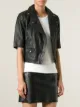 Muubaa cropped biker jacket